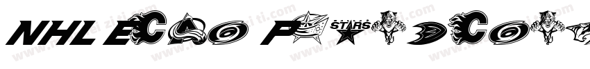 NHL Edge Philadelphi字体转换